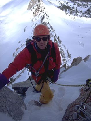Winter Ascent, North Ridge of the Pfeifferhorn